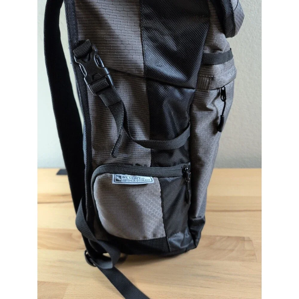 OGIO X-Fit Backpack 23 Liter Black/Gray Golf  Gym Day Pack HP SUSE Embroidered